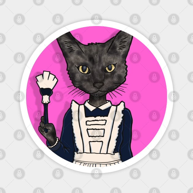 Maid Kitty Magnet by chawlie